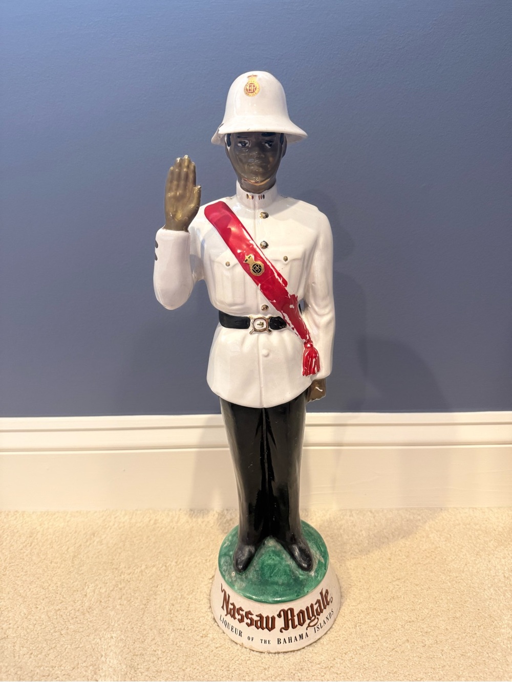Vintage Nassau Royale Bahama Policeman Decanter